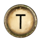 Type Writer Keys_T